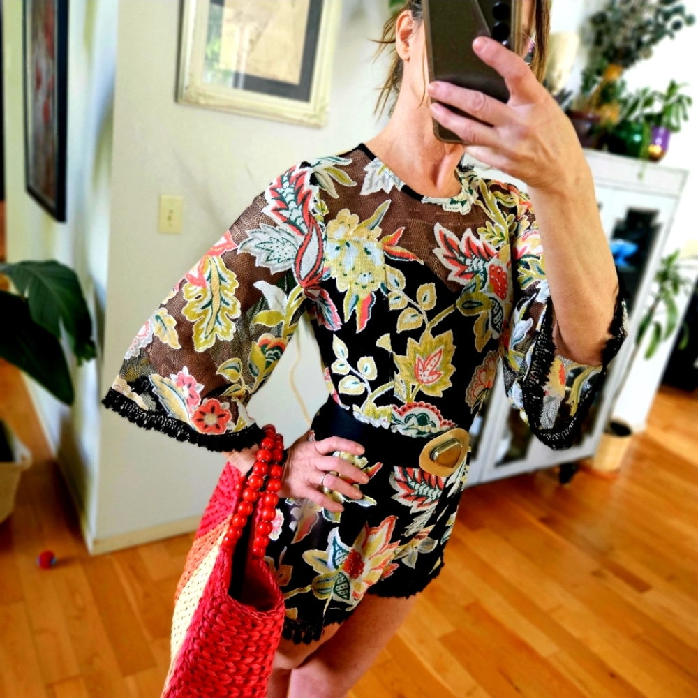 NWT Entro Floral Romper